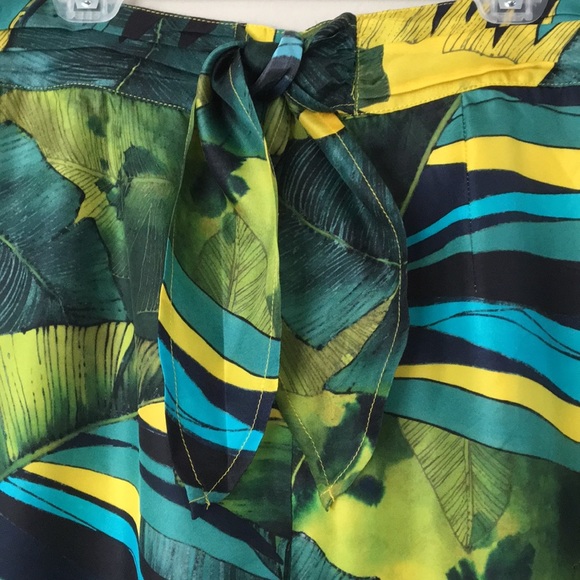 J. Crew crossover skirt in palm leaf - Picture 10 of 12